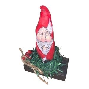 Festive Red‎ Santa Figurine